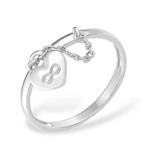 Серебряное кольцо 925, женское, размер 18