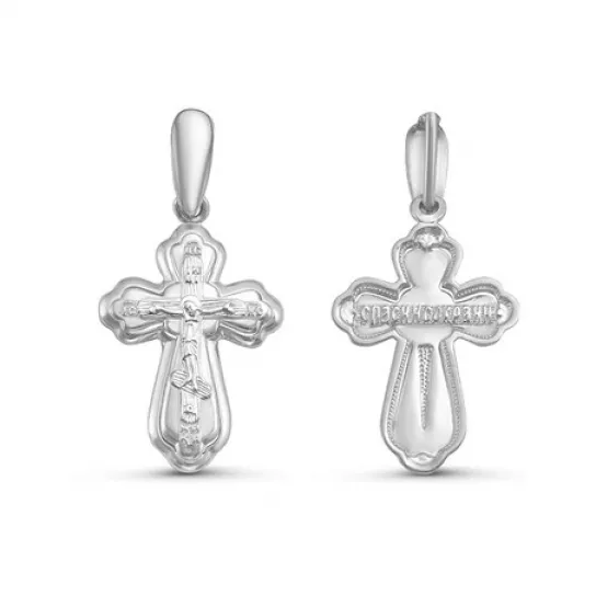 крестик 925 нательный, на шею